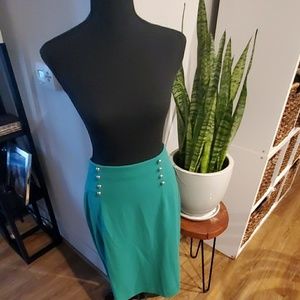 💚KELLY GREEN PENCIL SKIRT
